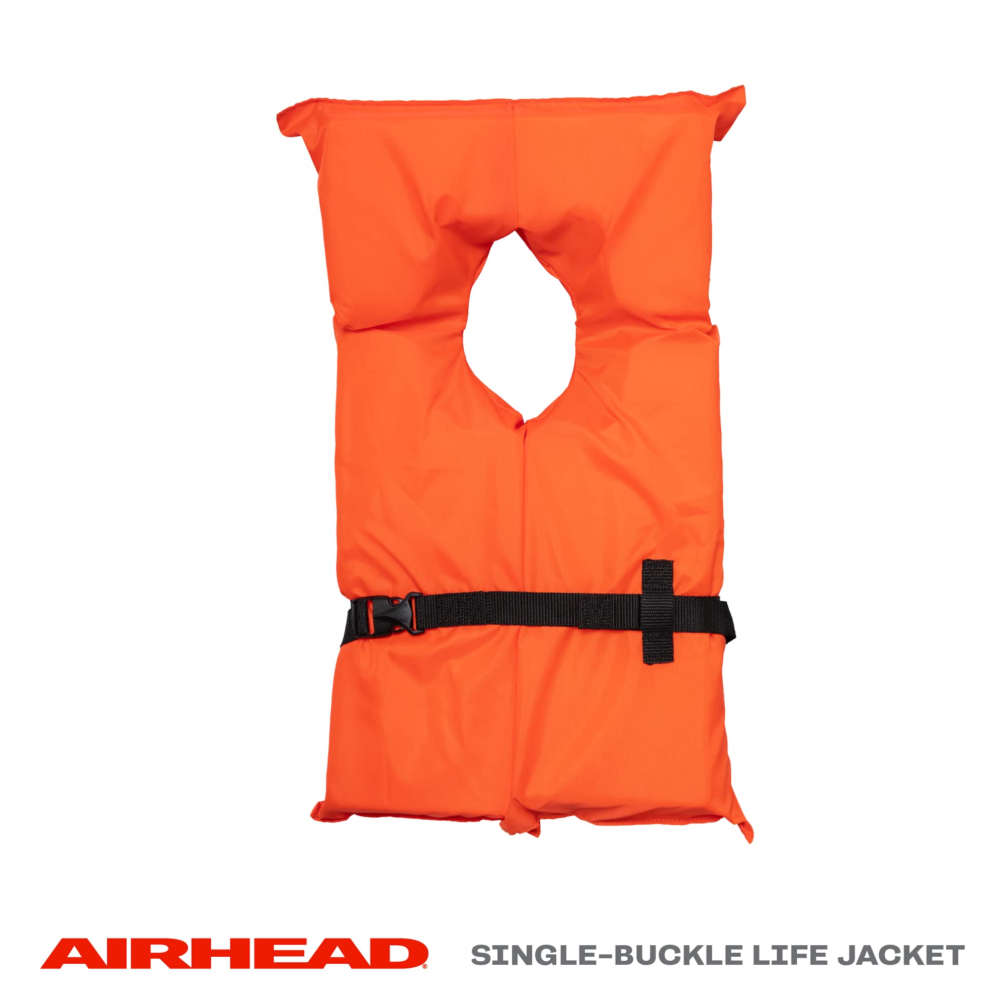 Airhead Adult Type II Keyhole Life Jacket, 4-Pack, Coast Guard Approved, Orange