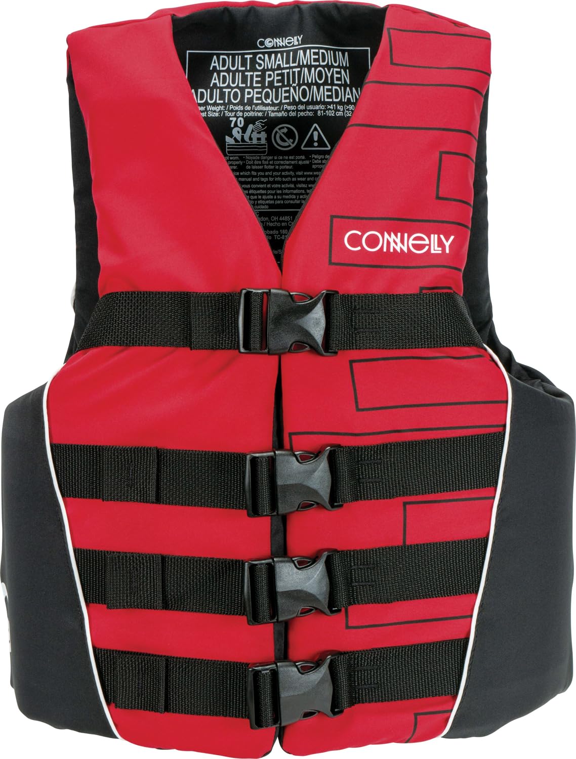Connelly 3 Buckle Nylon Lifevest, Women's Small