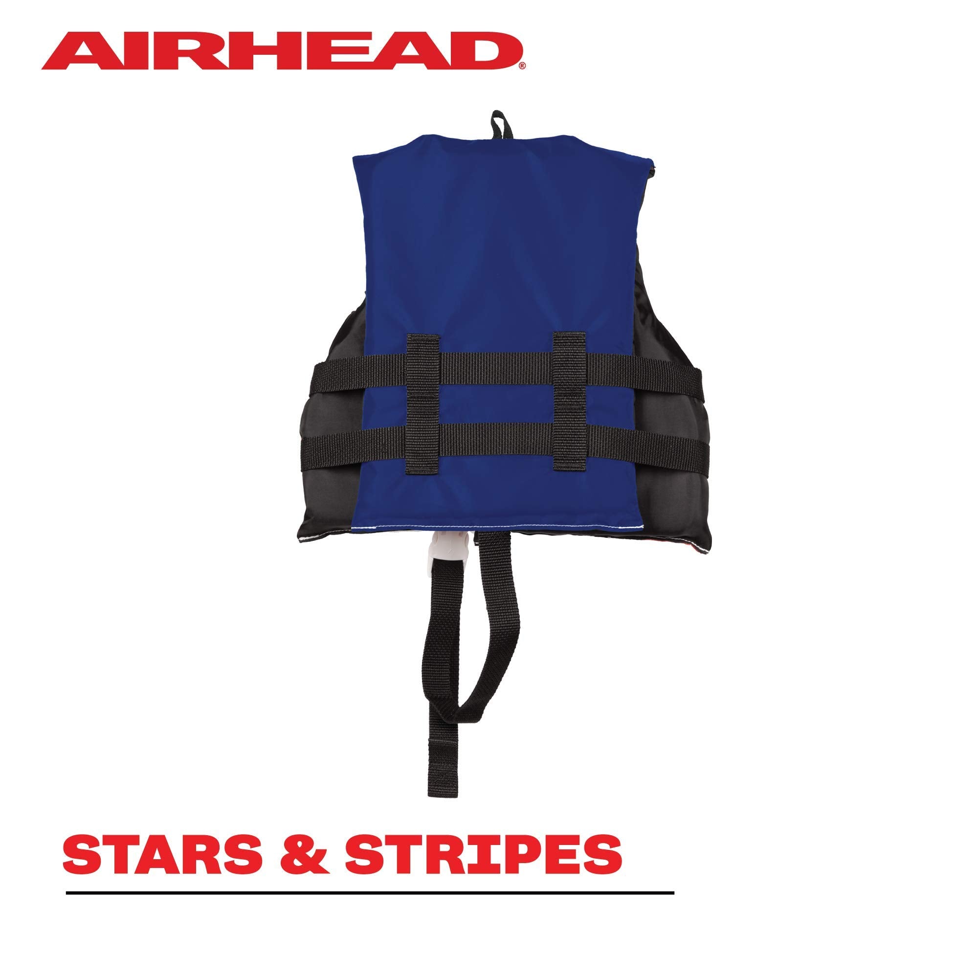 SPORTSTUFF Stars and Stripes Life Jacket, US Coast Guard Approved, Type III, Adult, Child, Youth Sizes
