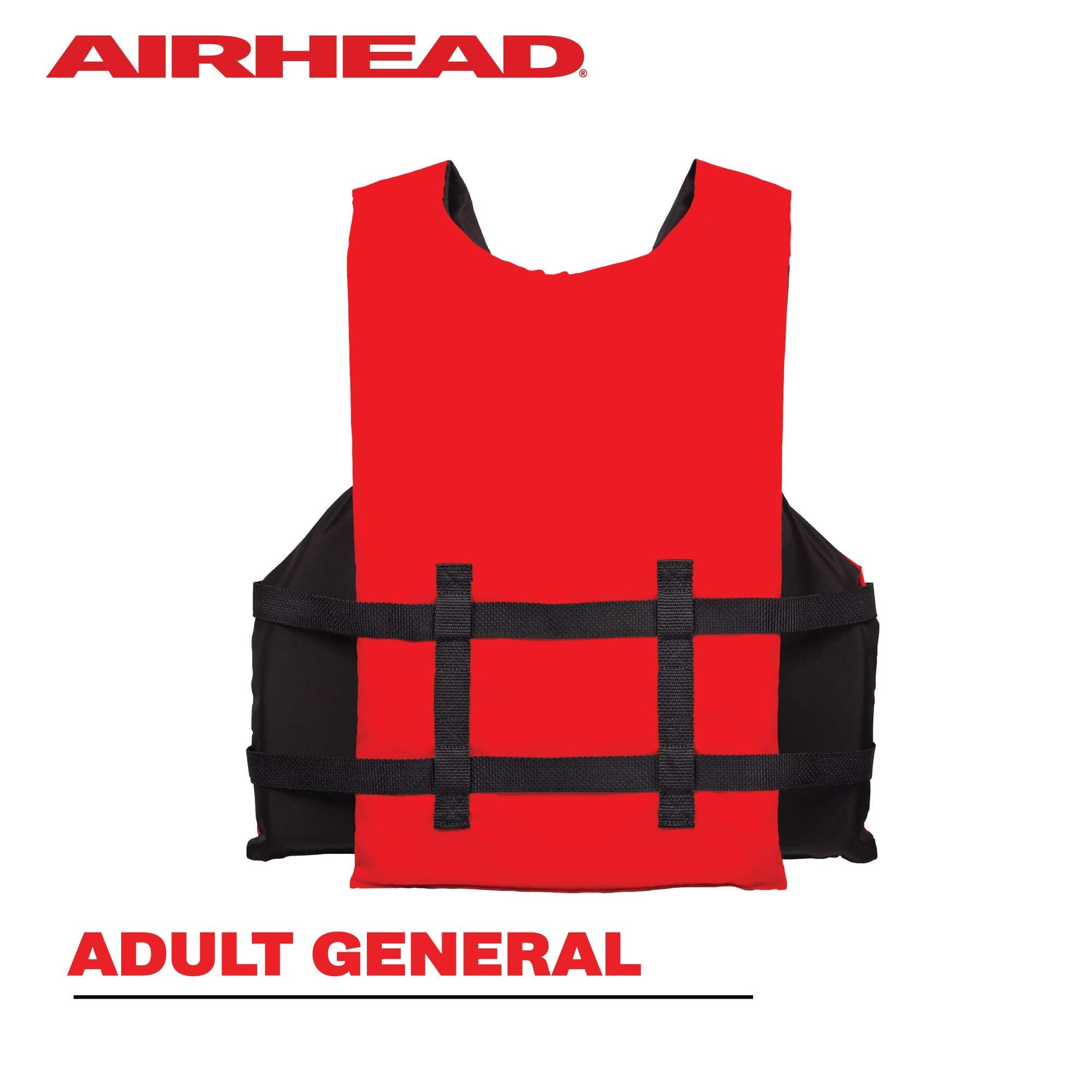 AIRHEAD General All Purpose Life Jacket, US Coast Guard Approved Type III Life Vest perfect for Boating and Personal Watercraft Use